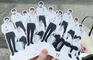 聚美化粧品でもらったBTS(防弾少年団)のノベルティ。