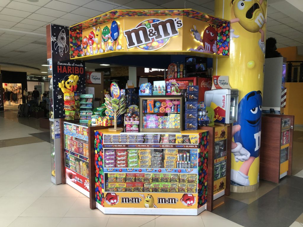 エルアルト国際空港あるチョコレートショップ