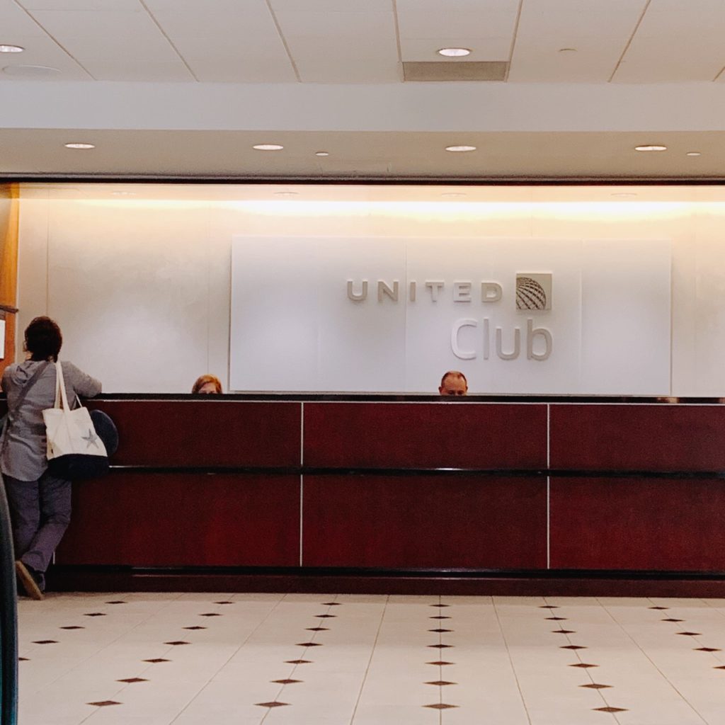 ヒューストン　ジョージ・ブッシュ・インターコンチネンタル空港内にあるUnited Club