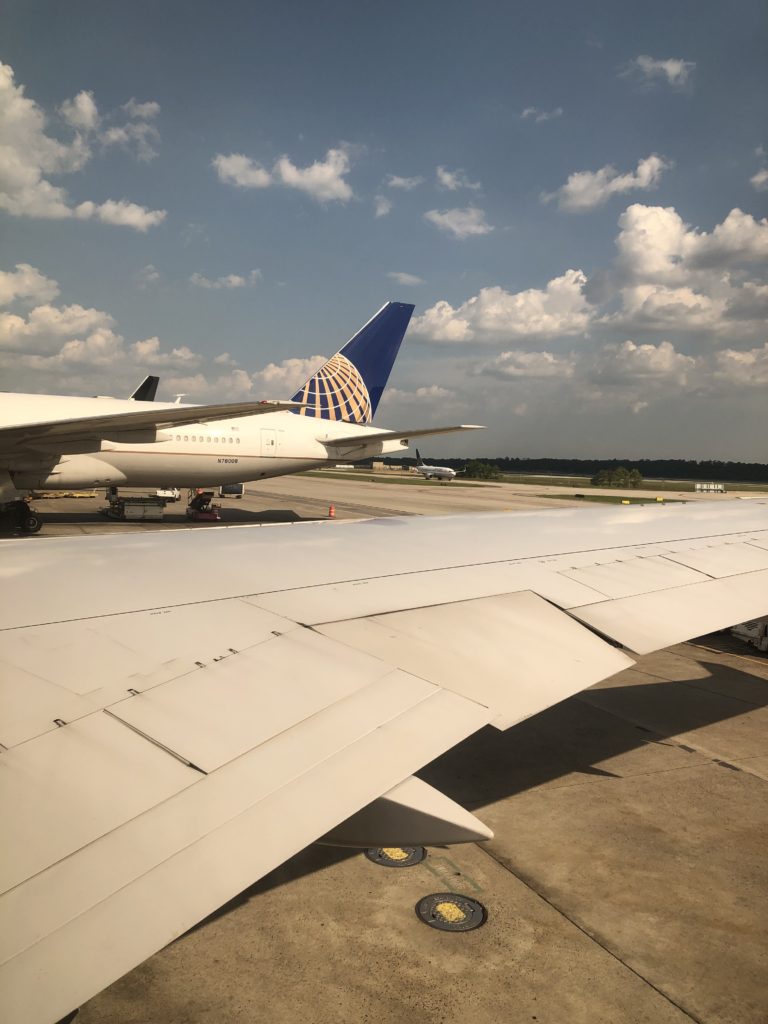 UA854便(NH7172便)リマ行いよいよ出発です。