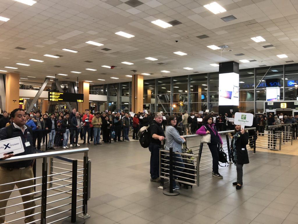 リマ ホルヘ・チャベス国際空港の到着ロビー